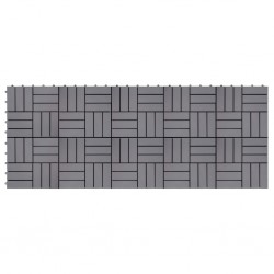 Sonata Декинг плочки, 10 бр, промито сиво, 30х30 см, акация масив - Materiale pentru decorațiuni