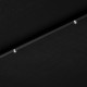 Sonata Градински чадър с LED лампички и стоманен прът, 300 см, черен