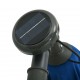 Sonata Градински чадър с LED осветление стоманен прът 300 см лазурен