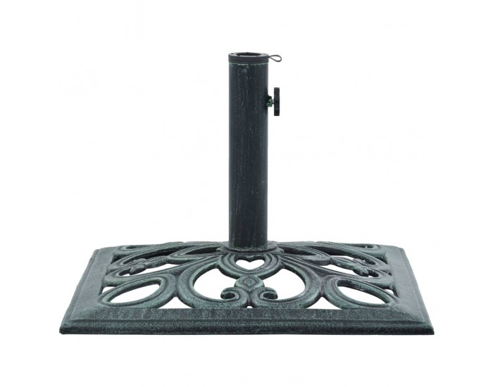 Sonata Основа за чадър, зелена, 12 кг, 49 см, чугун