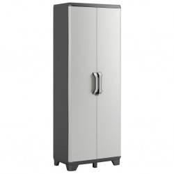 Keter Висок шкаф Gear, черно и сиво, 68x39x182 см - Comparare produse