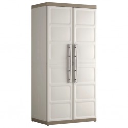 Keter Висок шкаф Excellence XL, бежово и таупе, 89x54x182 см - Comparare produse
