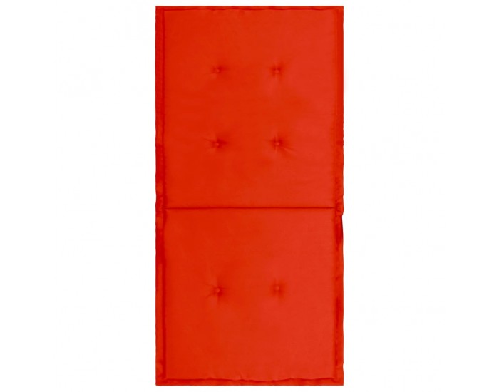 Sonata Възглавници за градински столове, 4 бр, червени, 100x50x3 см
