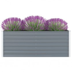 Sonata Повдигната леха, 160x80x45 см, поцинкована стомана, сива - Decorațiuni
