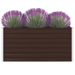 Sonata Повдигната леха, 160x80x45 см, поцинкована стомана, кафява - Ghivece, jardiniere