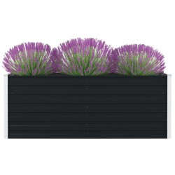 Sonata Повдигната леха, 160x80x45 см, поцинкована стомана, антрацит - Ghivece, jardiniere