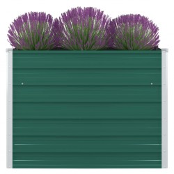 Sonata Повдигната леха, 100x100x77 см, поцинкована стомана, зелена - Ghivece, jardiniere