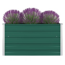 Sonata Повдигната леха, 100x100x45 см, поцинкована стомана, зелена - Ghivece, jardiniere