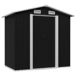 Sonata Градинска барака за съхранение антрацит стомана 204x132x186 см - Construcții de exterior