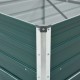 Sonata Градинска висока леха поцинкована стомана 400x80x45 см зелена