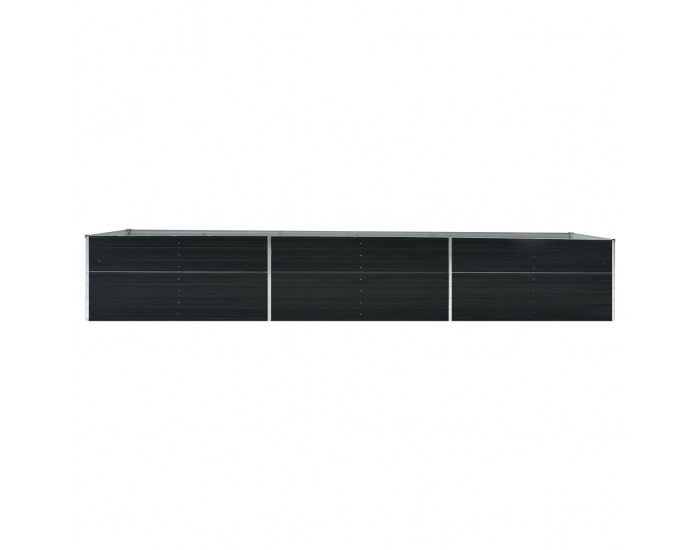 Sonata Градинска висока леха поцинкована стомана 480x80x45 см антрацит