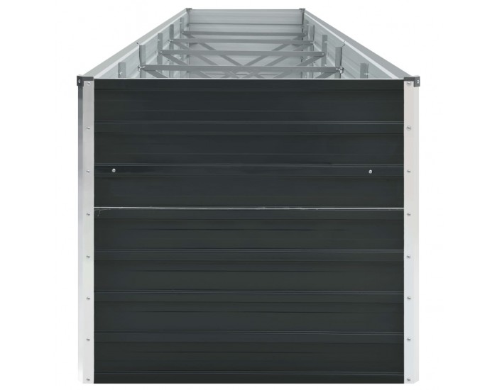 Sonata Градинска висока леха поцинкована стомана 480x80x77 см антрацит