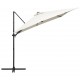 Sonata Чадър чупещо рамо LED лампи и стоманен прът 250x250 см пясъчен