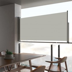 Sonata Прибираща се дворна странична тента, 60x300 см, кремава - Copertine și umbrele