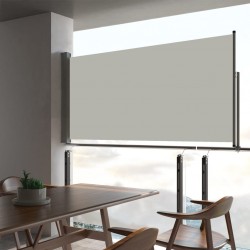 Sonata Прибираща се дворна странична тента, 80x300 см, кремава - Copertine și umbrele