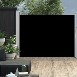 Sonata Прибираща се странична тента, 140x500 см, черна - Copertine și umbrele