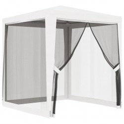 Sonata Шатра за партита с 4 мрежести стени, 2x2 м, бяла - Construcții de exterior