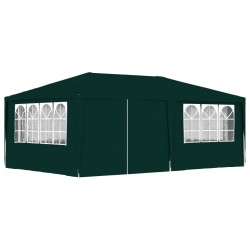 Sonata Професионална парти шатра със стени 4x6 м зелена 90 г/м² - Construcții de exterior