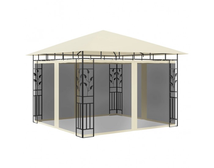 Sonata Шатра с мрежа против комари, 3x3x2,73 м, кремава, 180 г/м²