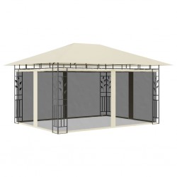 Sonata Шатра с мрежа против комари, 4x3x2,73 м, кремава, 180 г/м² - Construcții de exterior