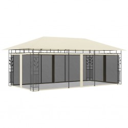 Sonata Шатра с мрежа против комари, 6x3x2,73 м, кремава - Construcții de exterior