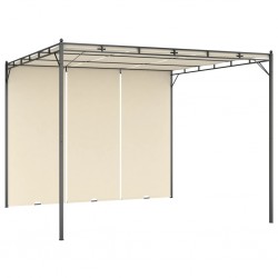 Sonata Градинска шатра със странична завеса 3x3x2,25 м кремава - Construcții de exterior
