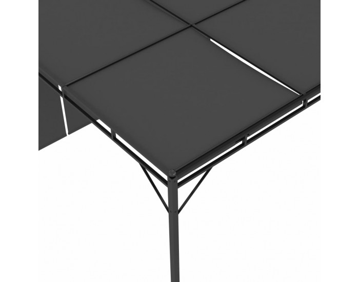 Sonata Градинска шатра със странична завеса 4x3x2,25 м антрацит