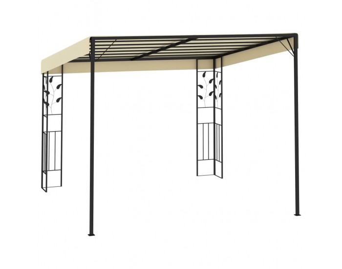 Sonata Шатра за стенен монтаж, 3x3x2,5 м, кремава