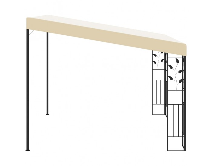 Sonata Шатра за стенен монтаж, 3x3x2,5 м, кремава
