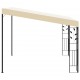 Sonata Шатра за стенен монтаж, 3x3x2,5 м, кремава