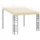 Sonata Шатра за стенен монтаж, 3x3x2,5 м, кремава