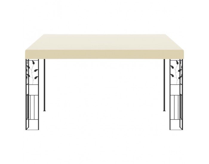 Sonata Шатра за стенен монтаж, 4x3x2,5 м, кремава