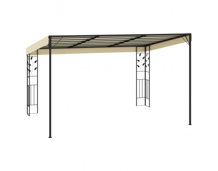 Sonata Шатра за стенен монтаж, 4x3x2,5 м, кремава