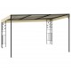 Sonata Шатра за стенен монтаж, 4x3x2,5 м, кремава