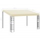 Sonata Шатра за стенен монтаж, 4x3x2,5 м, кремава