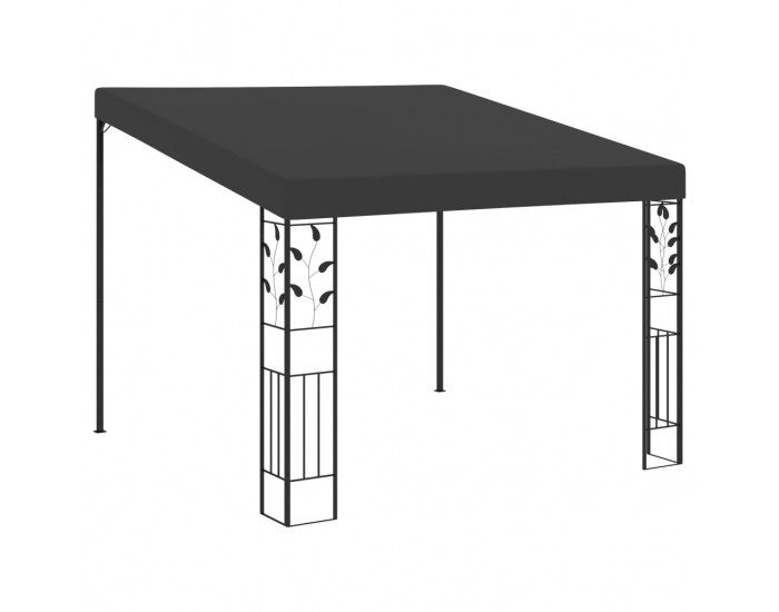 Sonata Шатра за стенен монтаж, 3x3x2,5 м, антрацит