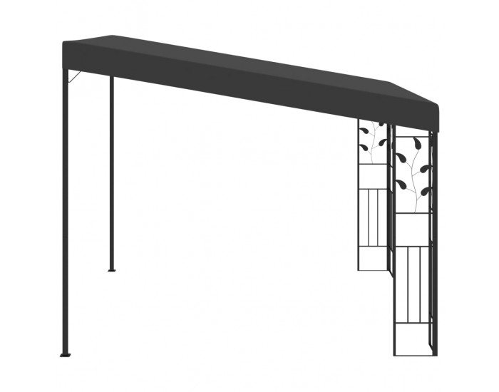 Sonata Шатра за стенен монтаж, 3x3x2,5 м, антрацит