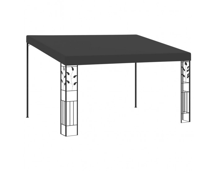 Sonata Шатра за стенен монтаж, 4x3x2,5 м, антрацит