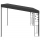 Sonata Шатра за стенен монтаж, 4x3x2,5 м, антрацит