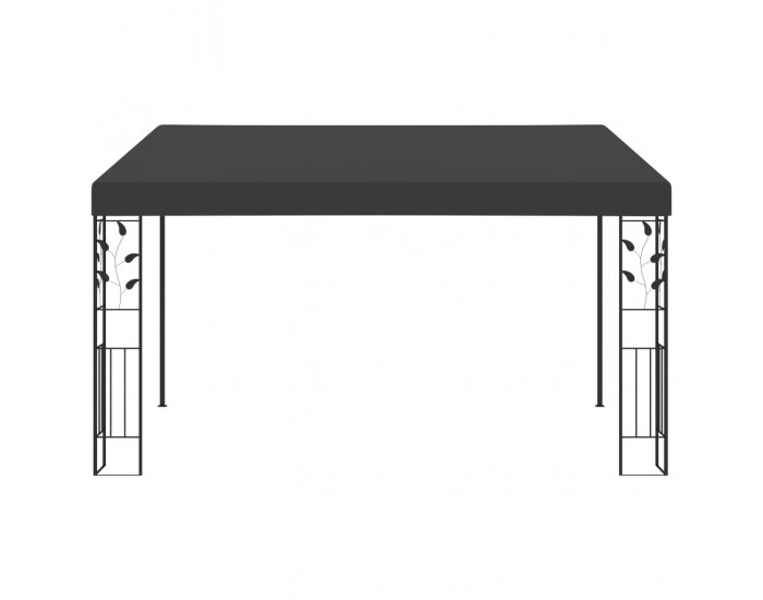 Sonata Шатра за стенен монтаж, 4x3x2,5 м, антрацит