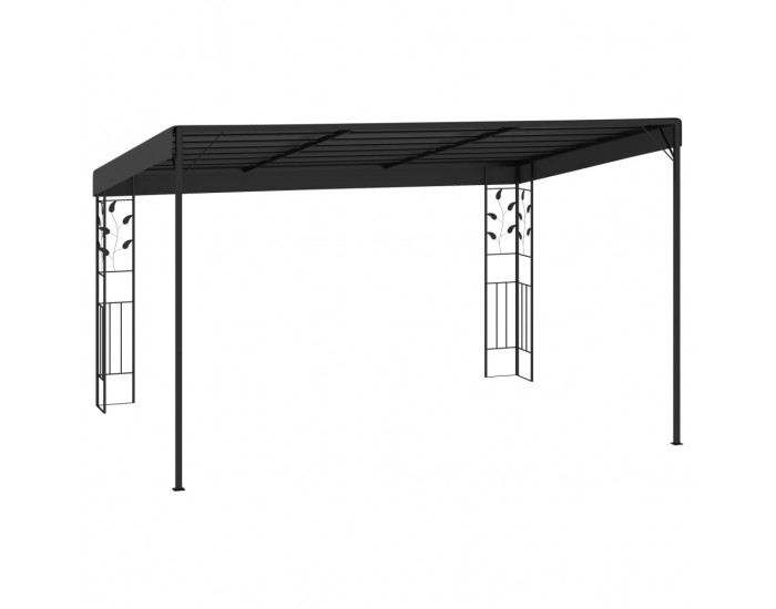 Sonata Шатра за стенен монтаж, 4x3x2,5 м, антрацит