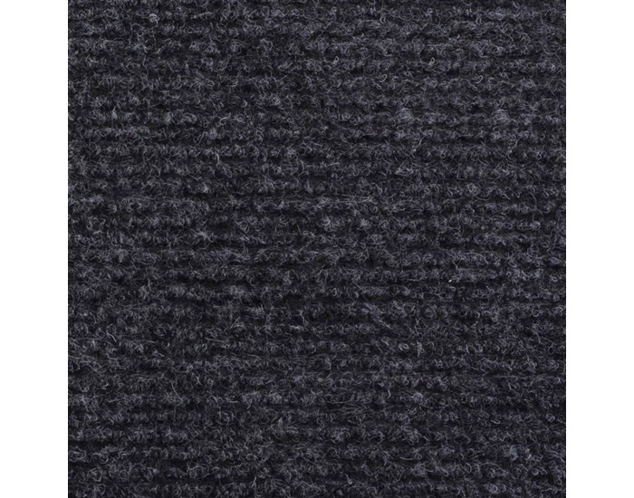 Sonata Изложбен килим, набразден, 1,6x15 м, антрацит
