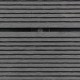 Sonata Градинско душ корито, WPC, неръждаема стомана, 110x62 см, сиво