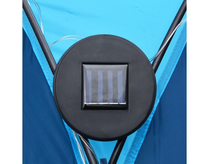 Sonata Парти шатра с LED и 4 стени, 3,6x3,6x2,3 м, синя