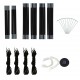 Sonata Парти шатра с LED и 4 стени, 3,6x3,6x2,3 м, жълта