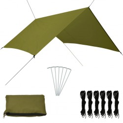 Sonata Външна брезентова тента, 3x2,85 м, зелена - Camping și turism