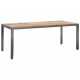 Sonata Set mobilier de exterior cu perne, 9 piese, gri, poliratan