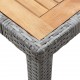 Sonata Set mobilier de exterior cu perne, 9 piese, gri, poliratan
