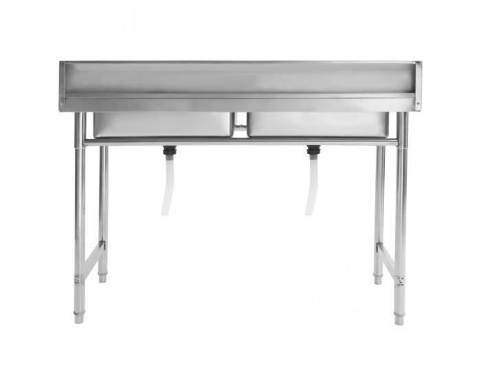 Sonata Кухненска мивка с двойно корито, неръждаема стомана