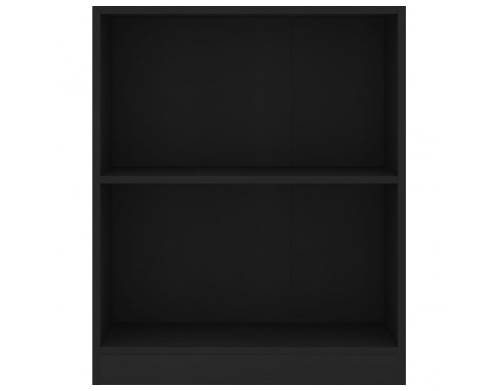 Sonata Етажерка за книги, черна, 60x24x74,5 см, ПДЧ